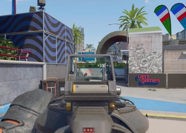 COD BO6のD1.3 Sectorのアイアンサイト